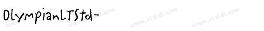 OlympianLTStd字体转换