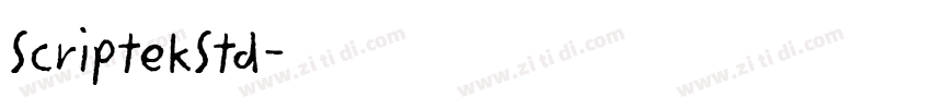 ScriptekStd字体转换
