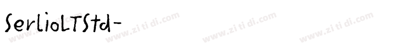 SerlioLTStd字体转换