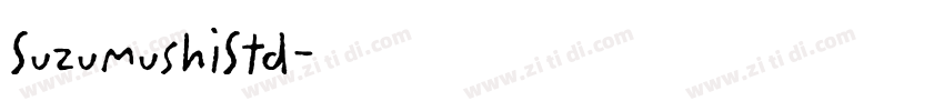 SuzumushiStd字体转换