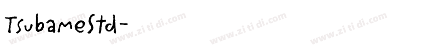 TsubameStd字体转换