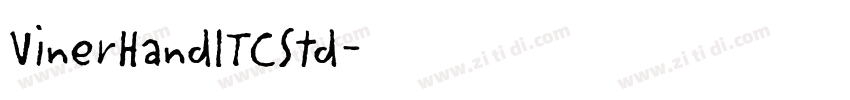 VinerHandITCStd字体转换