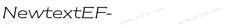 NewtextEF字体转换