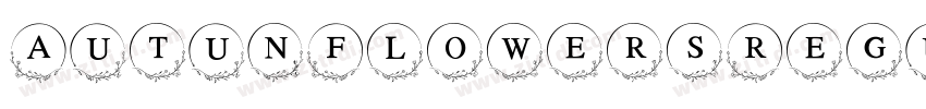 AutunFlowersRegular字体转换 AutunFlowersRegular字体转换