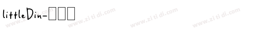 littleDin字体转换