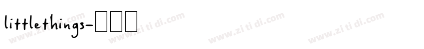 littlethings字体转换