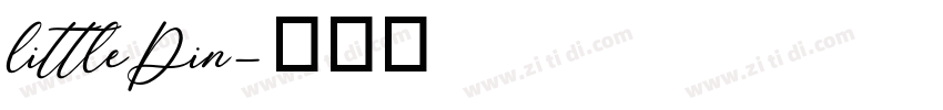 littleDin字体转换