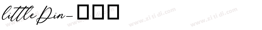 littleDin字体转换
