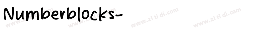 Numberblocks字体转换