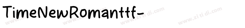 TimeNewRomanttf字体转换