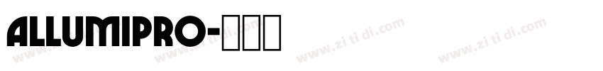 AllumiPro字体转换