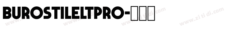 BurostileLTPro字体转换