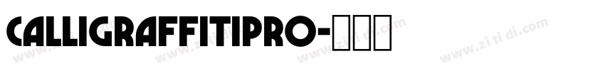 CalligraffitiPro字体转换