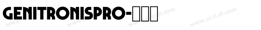 GenitronisPro字体转换