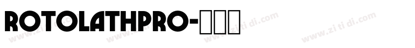 RotolaTHPro字体转换