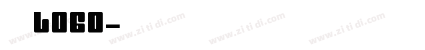 英文logo字体转换