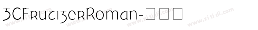 GCFrutigerRoman字体转换 GCFrutigerRoman字体转换