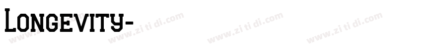 Longevity字体转换
