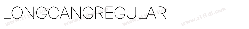LongCangRegular字体转换 LongCangRegular字体转换
