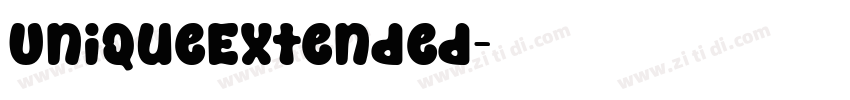 UniqueExtended字体转换