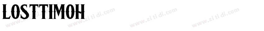 losttimoh字体转换