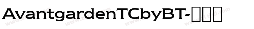 AvantgardenTCbyBT字体转换