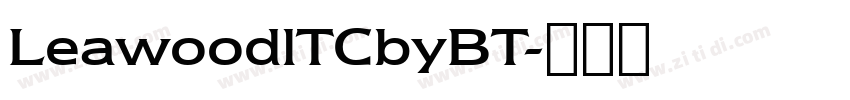LeawoodlTCbyBT字体转换