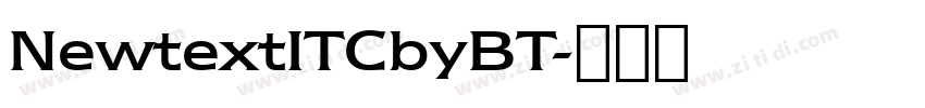 NewtextITCbyBT字体转换