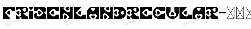 FrizenLandRegular字体转换