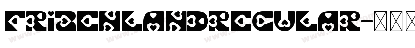 FrizenLandRegular字体转换