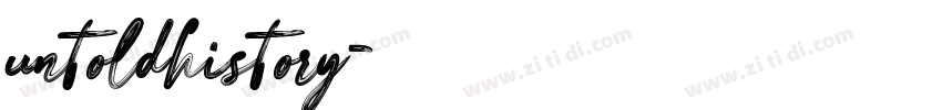 untoldhistory字体转换
