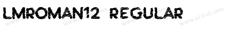 lmroman12-regular字体转换