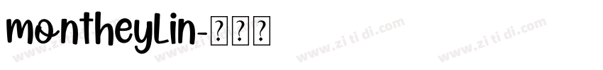 montheylin字体转换