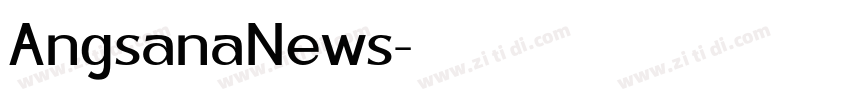 AngsanaNews字体转换