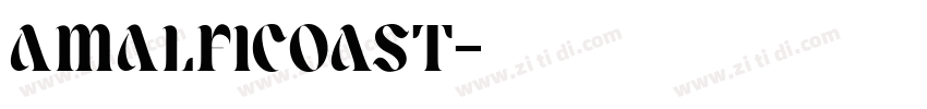 AmalfiCoast字体转换 AmalfiCoast字体转换