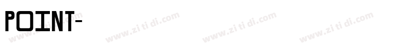 point字体转换