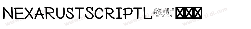 NexaRustScriptL字体转换