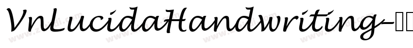 VnLucidaHandwriting字体转换
