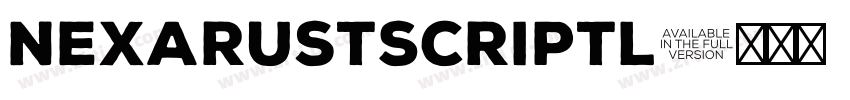 NexaRustScriptL字体转换