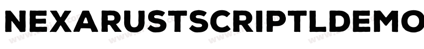 NexaRustScriptLDemo字体转换 NexaRustScriptLDemo字体转换