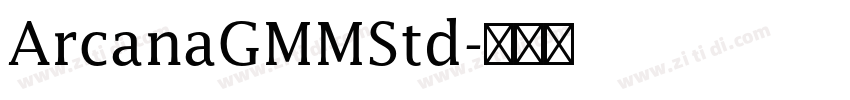 ArcanaGMMStd字体转换