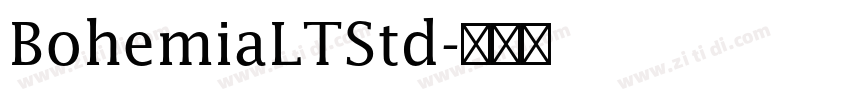 BohemiaLTStd字体转换