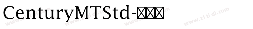 CenturyMTStd字体转换