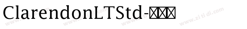 ClarendonLTStd字体转换