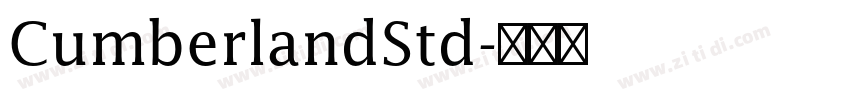 CumberlandStd字体转换