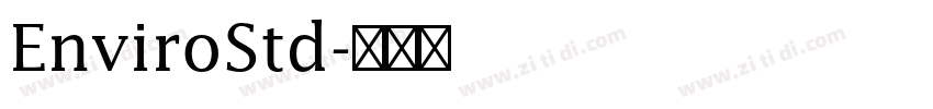 EnviroStd字体转换