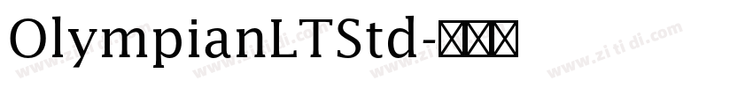 OlympianLTStd字体转换