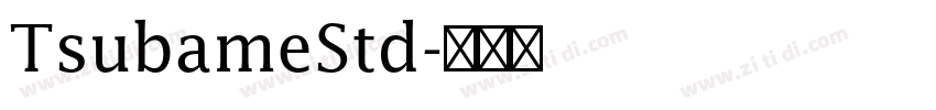 TsubameStd字体转换