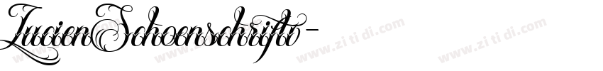 LucienSchoenschriftv字体转换