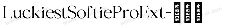 LuckiestSoftieProExt字体转换